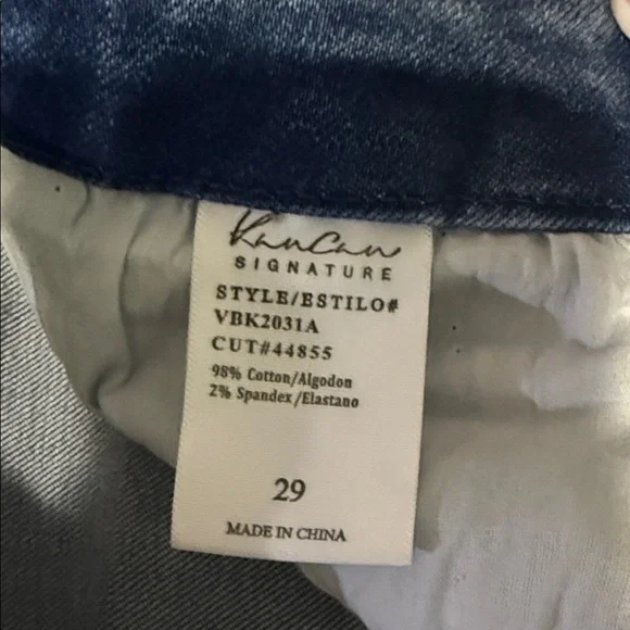 KanCan Women's Straight Leg Blue Jeans - Picture 3 of 4